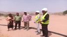 المهندس بارويس يتفقد مستوى الإنجاز في مشروع شبكة مياه رقة بازومح بميفعة.  ...