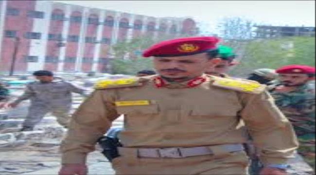 اشادات مجتمعية واسعه بقائد اللواء الاول دعم واسناد نصر عاطف اثنا اسعافه للمتوفي عادل راجح صلاح الردفاني ...