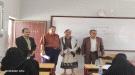 الوكيل الفاطمي ومدير عام بيحان الفاطمي بمعية الصالحي مدير تربية بيحان يدشنان امتحانات الثانوية العام ...